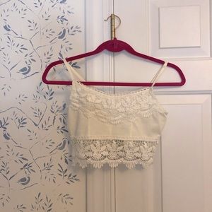 Altar’d State White Lace Bralette